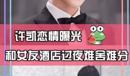 许凯恋情爆料最新情况,细节揭秘，网友热议！”